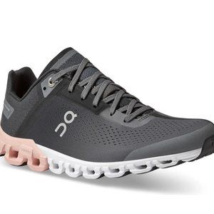 On Women's Cloudflow Running Shoes - Rock/Rose 7.5